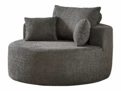 Sofá individual, Sofá tapizado con reposabrazos y respaldo - Chenilla - para salón y dormitorio^OKWISH Clearance