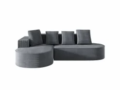 Sofá modular con chaise longue en L, asiento profundo, relleno de espuma comprimida, color .^KOMHTOM Online