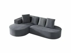 Sofá modular con chaise longue en L, asiento profundo, relleno de espuma comprimida, color .^KOMHTOM Online