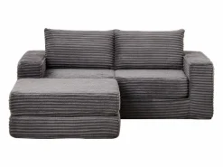 Sofá modular convertible de 2 plazas con otomanas extraíbles - Pana^Hauss Spole