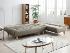Sofá modular convertible ESTEBAN en tejido^Vente-unique Sale