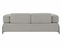 Modus Sofa Sofá modular de 3 plazas de diseño moderno por módulos con mesitas Diadema - Gris claro