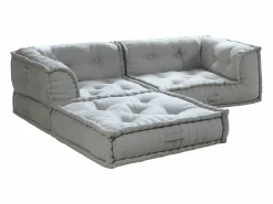 Vente-unique Sofá modular de esquina en tejido color DIROLA Gris Sale