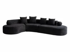 Sofá modular ángulo izquierdo Chenilla - 5 Plazas - 4 orejeros - - 327x215x65cm^DripeX