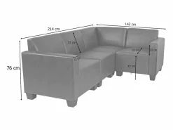 MCW Conjunto Sofá Y Sillón|Sofá Moncalieri (2 piezas),