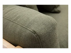 Miliboo Sofá Escandinavo|Sofá nórdico 3 plazas desenfundable kaki KYO
