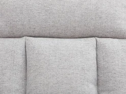 Vente-unique Sofá reclinable de 3 plazas convertible clic-clac en tejido PALOBU Gris claro Hot