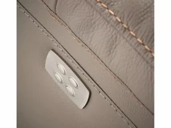 Les Tendances Sofá reclinable eléctrico de cuero Ducka-Marrón claro-Sistema Eléctrico-2 plazas Marru00f3n Online