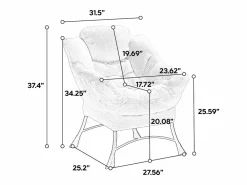 Sofá recto - Sofá de 1 plaza con bolsillos laterales y reposapiés - para dormitorio y sala de estar Verde Sale