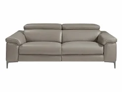 Sofá relax 3 plazas piel gris oscuro 6122^Angel Cerda Online