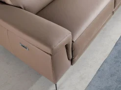 Angel Cerda Sofá De Piel|Sofá relax 2 plazas piel visón 6106