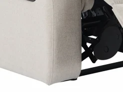 Vente-unique Sofá relax de 3 plazas de tela chenilla color LANA Beige Best