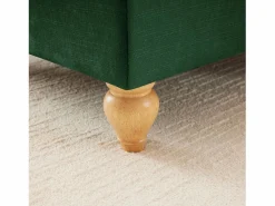 Sofá Modular|Sofá Respaldo segmentado Espuma alta densidad Puff incluido Tela chenilla