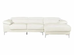 LINEA SOFA Todos Los Sofás|Sofá - 4 Plazas|Sofá rinconera de piel color ángulo derecho SOLANGE