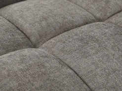 Vente-unique Sofá Xxl|Sofá rinconera de tela acolchado con efecto matelassé de estilo diseño BERENIA