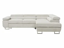 Vente-unique Sofá rinconera derecha de pana NURAZIO Beige Online