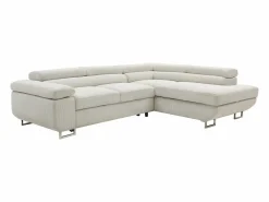 Vente-unique Sofá rinconera derecha de pana NURAZIO Beige Online