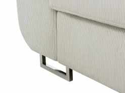 Vente-unique Sofá rinconera derecha de pana NURAZIO Beige Online