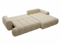 Sofá rinconera derecha de tela de 4 plazas FRIDORA^Vente-unique Outlet
