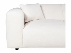 Maison Céphy Sofá rinconera derecha en tela bouclé POGNI de Blanco Clearance