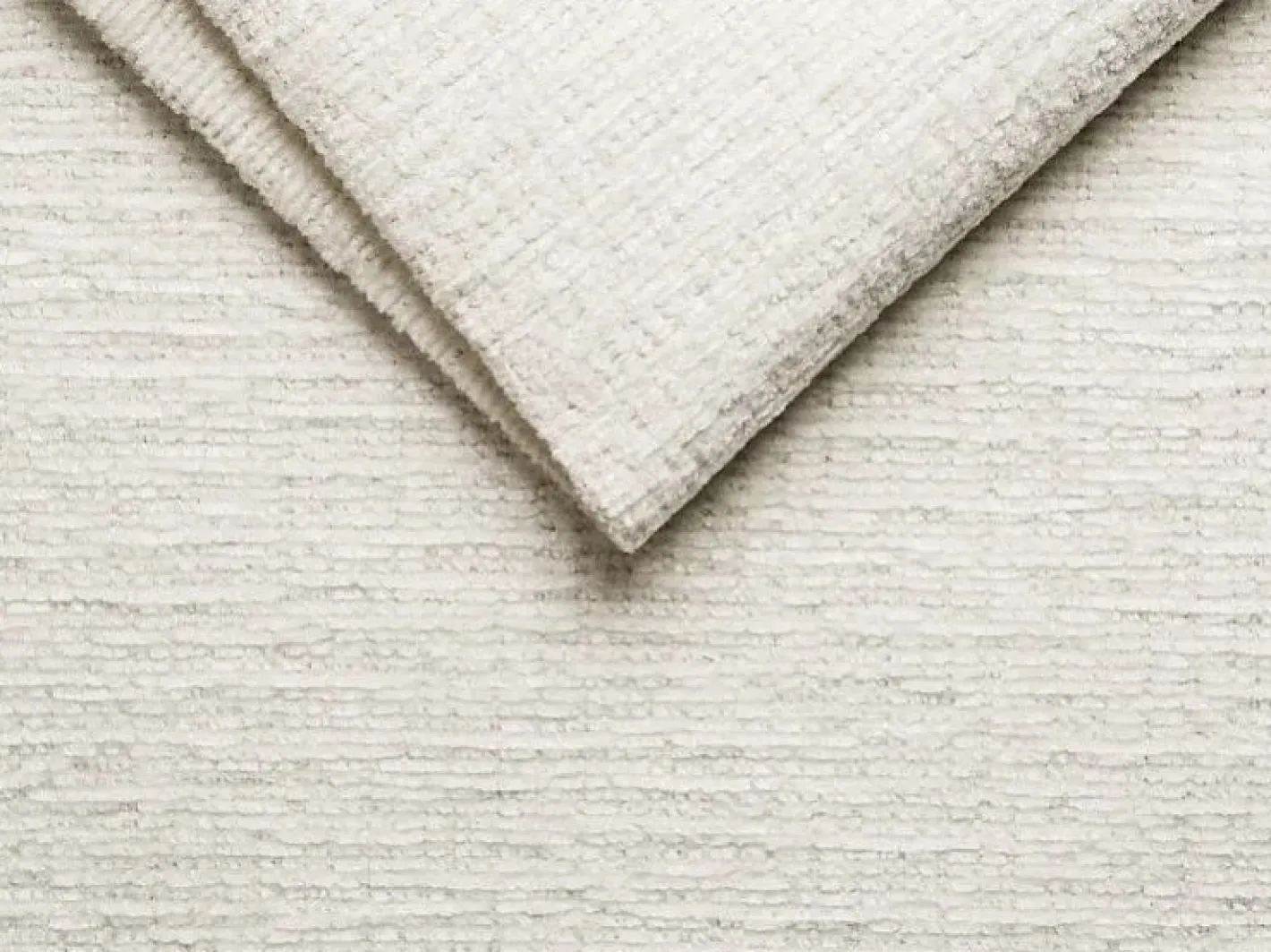 Maison Céphy Sofá rinconera derecha en chenilla CEPRANO de Beige Outlet