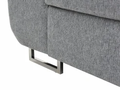 Vente-unique Sofá De Tela|Sofá Cama|Sofá rinconera derecha en tela texturizada NURAZIO