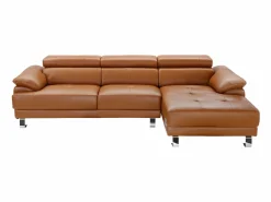 LINEA SOFA Todos Los Sofás|Sofá Vintage|Sofá rinconera derecha piel caramelo EXCELSIOR II
