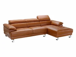 LINEA SOFA Todos Los Sofás|Sofá Vintage|Sofá rinconera derecha piel caramelo EXCELSIOR II