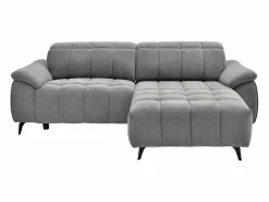 Sofá rinconera derecha relax eléctrico en tela texturizada CELTIMO^Vente-unique Outlet