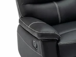 Vente-unique Sofá Relax|Sofá rinconera derecha relax de piel sintética color CANBY