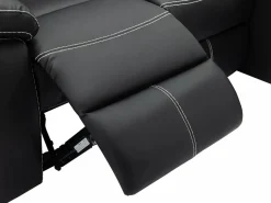 Vente-unique Sofá Relax|Sofá rinconera derecha relax de piel sintética color CANBY