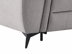 Sofá rinconera derecha relax eléctrico en tejido jaspeado CADILO^Vente-unique Outlet