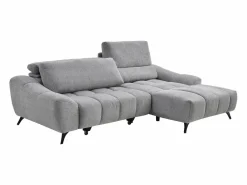 Sofá rinconera derecha relax con asiento deslizante en tela ELOSIA^Vente-unique New