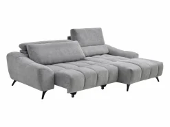 Sofá rinconera derecha relax con asiento deslizante en tela ELOSIA^Vente-unique New