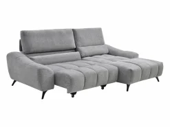 Sofá rinconera derecha relax con asiento deslizante en tela ELOSIA^Vente-unique New