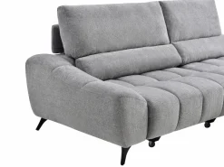 Sofá rinconera derecha relax con asiento deslizante en tela ELOSIA^Vente-unique New