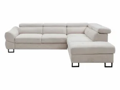 Sofá rinconera derecho convertible en tela texturizada VAVERDO^Vente-unique Discount
