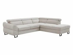 Sofá rinconera derecho convertible en tela texturizada VAVERDO^Vente-unique Discount