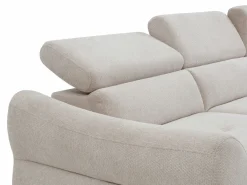 Sofá rinconera derecho convertible en tela texturizada VAVERDO^Vente-unique Discount