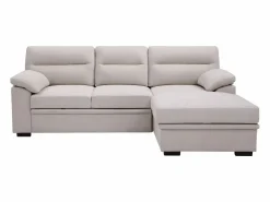 Sofá rinconera derecho convertible de tela ULENIO^Vente-unique Discount