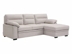 Sofá rinconera derecho convertible de tela ULENIO^Vente-unique Discount