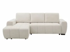 Vente-unique Sofá Cama|Sofá Rinconera|Sofá rinconera izquierda convertible en chenilla KOUMALO