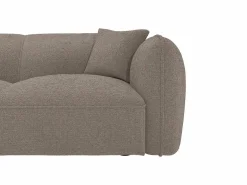 Maison Céphy Sofá Rinconera|Sofá rinconera izquierda de tela gris CAMILIO de