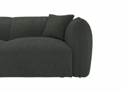 Maison Céphy Sofá Vintage|Sofá rinconera izquierda de tela CAMILIO de