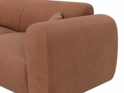 Maison Céphy Sofá Vintage|Sofá De Terciopelo|Sofá rinconera izquierda de pana POGNI de
