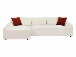 Sofá rinconera izquierda en chenilla OVILIO^Vente-unique New