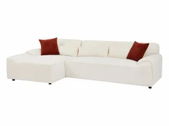 Sofá rinconera izquierda en chenilla OVILIO^Vente-unique New