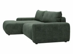 Vente-unique Todos Los Sofás|Sofá - 4 Plazas|Sofá rinconera izquierda en tela texturizada DAVISO