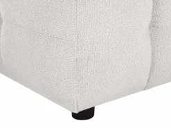 Vente-unique Sofá Rinconera|Sofá rinconera izquierda en tela bouclé marfil LERICI de Pascal Morabito
