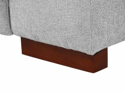 Vente-unique Sofá Relax|Sofá rinconera izquierda relax eléctrico de tela efecto acolchado MOLPICA